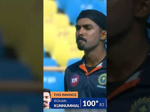 Fantastic Hundred By Rohan Kunnummal Against Maharashtra #bcci