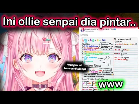 Reaksi Koyori Ngeliat Ollie Yang Pintar Tapi Menghitung Formula Opp*i ww..