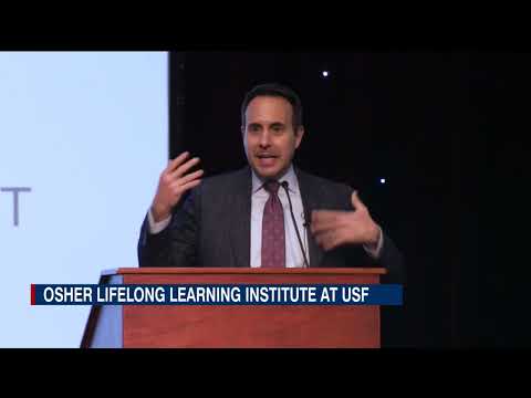 Jeff Berardelli delivers keynote address at USF Life Long Learning Open House