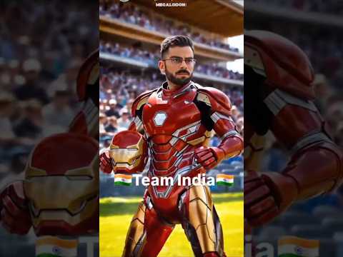 VIRAT KOHLI as IRON MAN & Rohit Sharma as Captain America #championstrophy