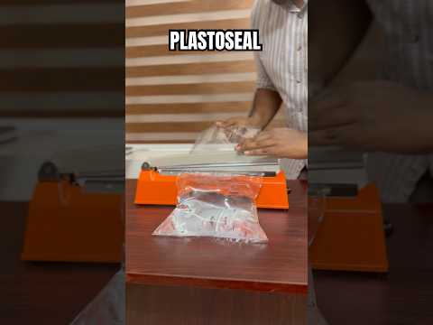 How to Seal Plastic Bags | Hand Sealing & Cutting Machine by Plastoseal | Pouch Sealing Machine