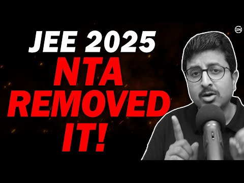 JEE 2025 Impact on CUTOFF/Weightage/Preparation | NTA's Notice | Eduniti #latest