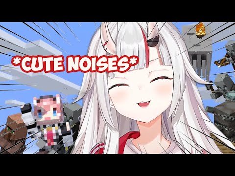 10 Minutes Ayame ULTRA CUTE Moments Enjoying Her Time in One Block Minecraft With Lui