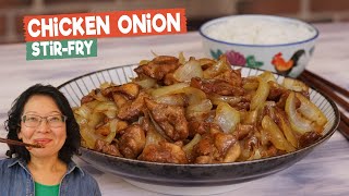 Chicken Onion Stir-fry 🍗🧅- Just as delicious as beef onion stir-fry, quick and easy