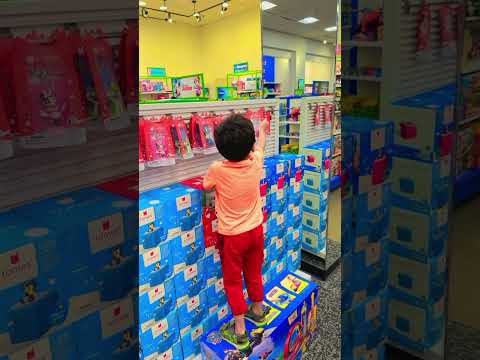 Cute Baby Organizing Toys with Adorable Enthusiasm🥰😂 #shorts