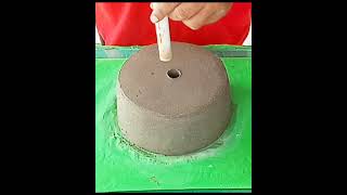 cement pot making | #dkcrafting775