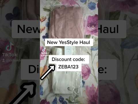 Discount code: ZEBA123 #yesstyle #beauty #discount #tiktok #skincare #tiktokvideo #haul