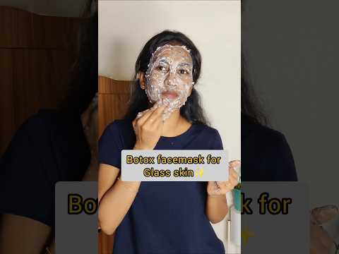 Botox facemask for glass skin ✨#shorts #botox #facemask