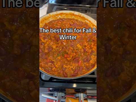 Chili recipe #food #chili #fallfood #winterfood #yum #dinner #tasty #footballsunday