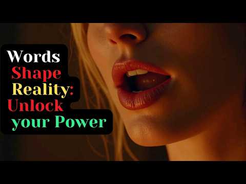 The Profound Power of Words: How Your Speech Shapes Your Reality