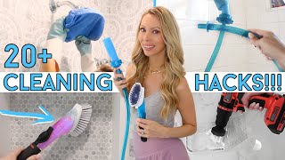 20+ GENIUS Bathroom Cleaning Hacks to Save You Time & Effort!!