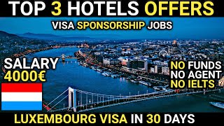 Aisa Visa Jo aapko Direct Luxembourg Le Jay | Luxembourg Work Visa 2025 | Luxembourg Work Permit