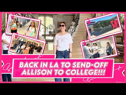 GOODBYE ATON! (SENDING HER OFF TO COLLEGE IN LA!) | Small Laude