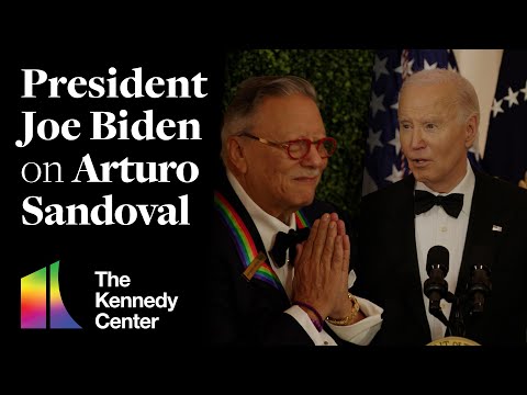 President Joe Biden on Arturo Sandoval - 2024 Kennedy Center Honors White House Reception