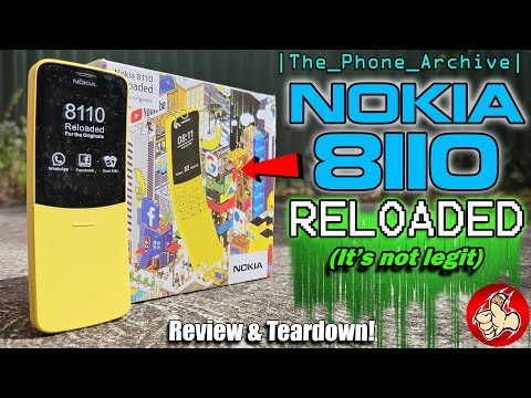 The Nokia 8110 4G Clone from 2018 - It looks legit enough but is it *RELOADED*?