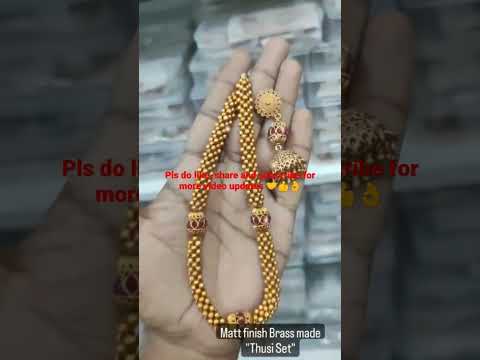 Tushi/thushi/matt polish brass tushi/dagina wholeseller/ Enquiry@9535614642