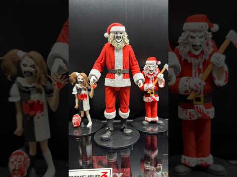 NEW NECA Art the Clown and Little Pale Girl figures revealed Toy Fair 2025 #neca #terrifier #toyfare