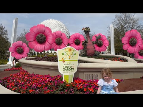 Stella at Epcot International Flower and Garden Festival