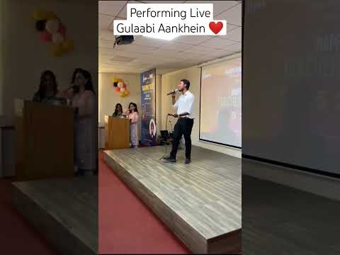 Gulabi Aankhein Perfoming Live By Bishal #music #trendingnow #trending #oldsong #mohdrafi #new