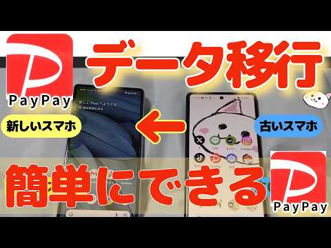 PayPay(ペイペイ)データ引き継ぎ方法 機種変更 PayPayデータ移行やり方 iPhone Android   機種変