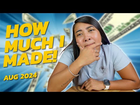 August 2024 Amazon Influencer Earnings REVEALED! | How Much I Made