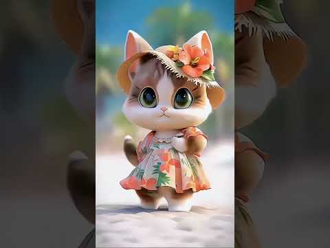 Cute Cat Dancing Video#cat#catdance#short#youtubeshorts