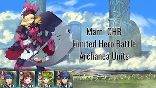 Fire Emblem Heroes - Marni GHB Limited Hero Battle INFERNAL - Archanea Units