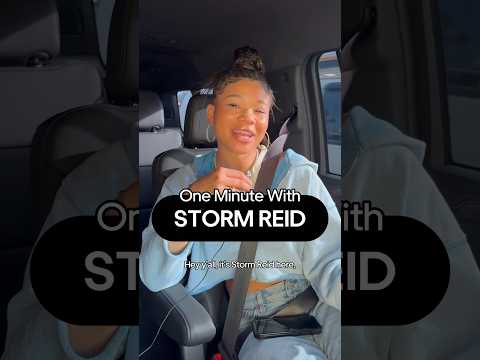 Storm Reid, Emmy award-winning actress, talks biggest fears and more - Part 1 | Uber