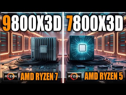 7800X3D vs 9800X3D Gaming Benchmarks / Applications