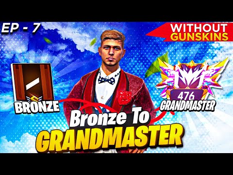 Bronze To Grandmaster 🔥 In New ID | No Gun Skin Challenge | Solo Vs Duo ☠ Ep-7