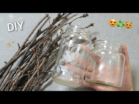 Tree branch and glass bottle! You'll be speechless this Brilliant idea! DIY Home decor idea