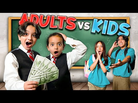 KIDS Swap Lives with ADULTS for 24 hours!