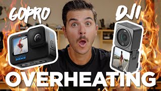 GoPro Hero 10 VS DJI Action 2 - THE ABSURD OVERHEATING RESULTS