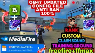 OB47 Auto headshot config file freefire hack aimbot+npc name Auto headshot hack config file#freefire