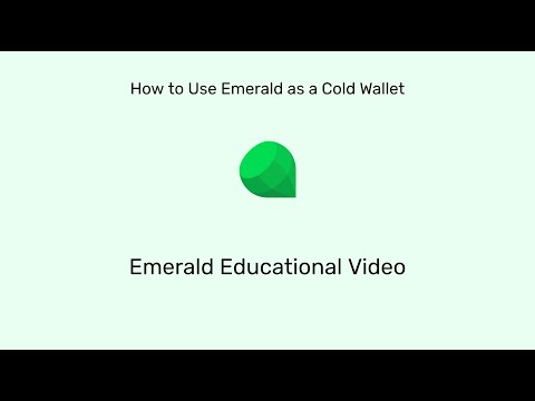 How to Use Emerald as a Cold Wallet