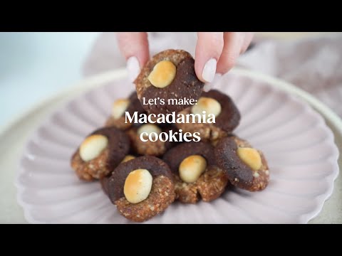 Let’s make: Macadamia cookies using only 3 ingredients