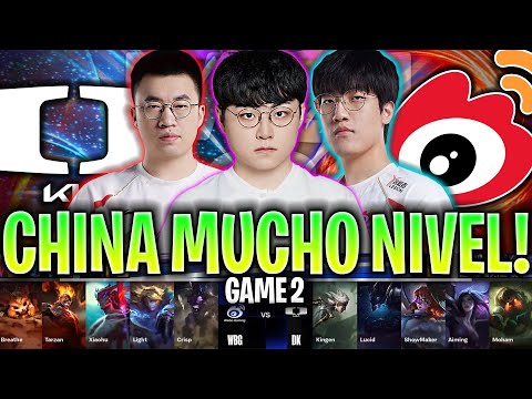 CHINA DEMUESTRA SU NIVEL CONTRA COREA! *BRUTAL* | DK vs WBG Game 2 SWISS STAGE WORLDS 2024 LVP