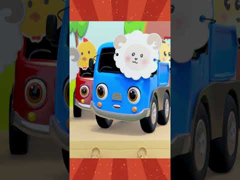 Finger Family Bus Animal Song |  #short3d #shortsviral #shortsyoutube | Baby Car Songs TV