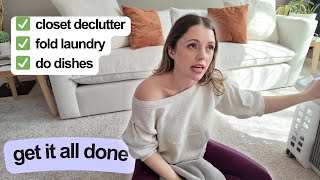 Productive Vlog: Cleaning, Decluttering & Chatting! 🏡✨