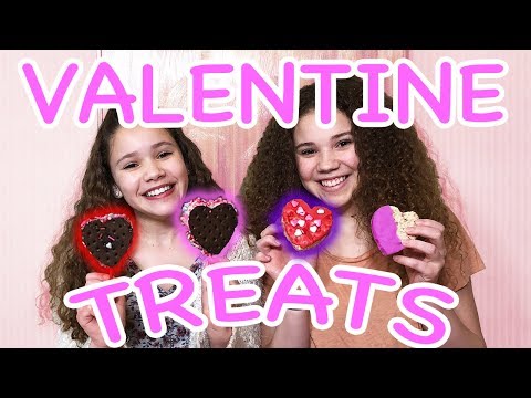 DIY Valentine's Day Heart Treats! (Haschak Sisters)