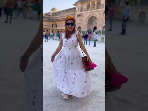 Rajasthani look mai pauchi Seesh mahal dekh ne🤩 kitna sundar😍 #shorts #minivlog #dailyvlog