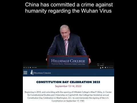 China has committed a crime against humanity regarding the Wuhan Virus - Conrad Black