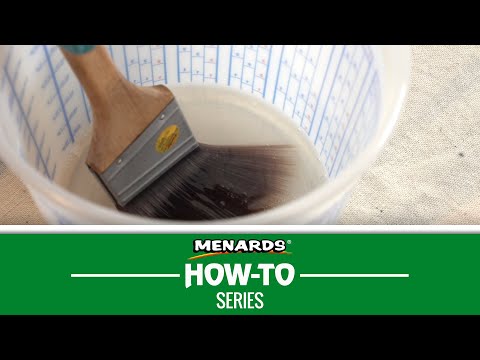 How To Clean a Stain Brush | Menards