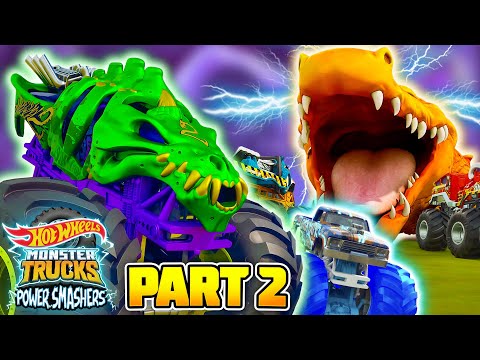 Hot Wheels Monster Trucks Power Smashers! | Part 2