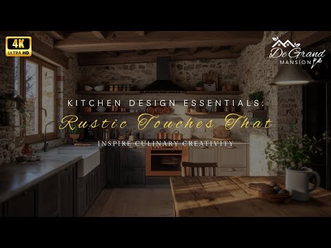 Kitchen Design Essentials: Rustic Touches That Inspire Culinary Creativity