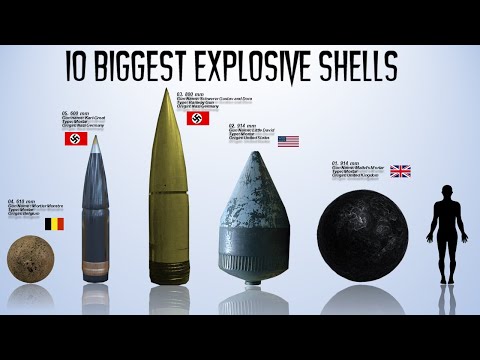 Top 10 Biggest and largest Ammunition Explosive Shells