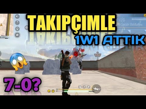 TAKIPÇIMLE 1VS1 ATTIK- FREE FIRE|      FREE FIRE VS