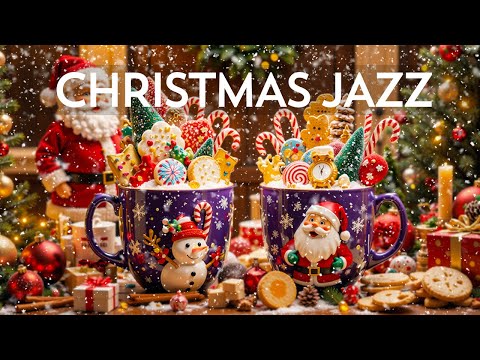 Christmas Jazz Cafe Music 🎄 Instrumental Christmas Jazz Music & Bossa Nova ~ Christmas Jazz Playlist