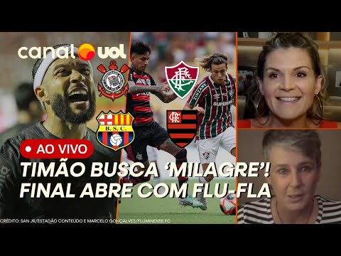 CORINTHIANS VAI EM BUSCA DE 'MILAGRE' CONTRA BARCELONA! FLUMINENSE E FLAMENGO ABREM FINAL + RONALDO