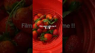 film night🍓#strawberry#netflix#film#night#nightroutine#vloggerslife#vlogger#fypシ#aestheticvlogs btw